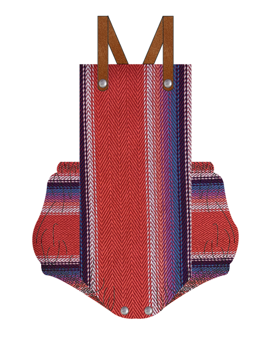 Baja Rust Baby Romper