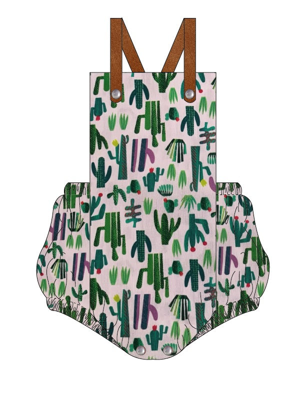 Happy Cactus Baby Romper