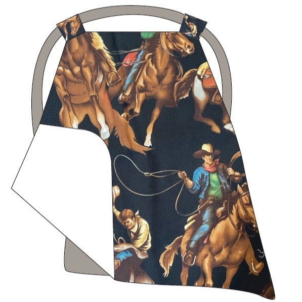 Rider Black Canopy Baby Blanket