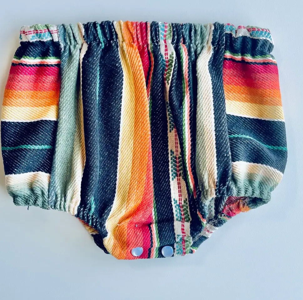 Black Serape Baby Bubble / Diaper Cover