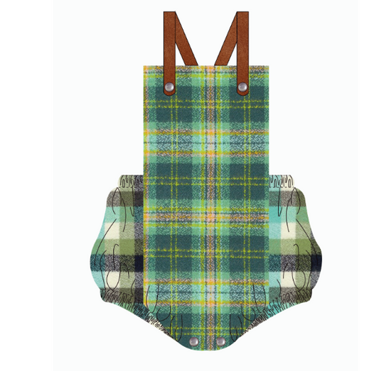 Mixed Flannel Baby Romper