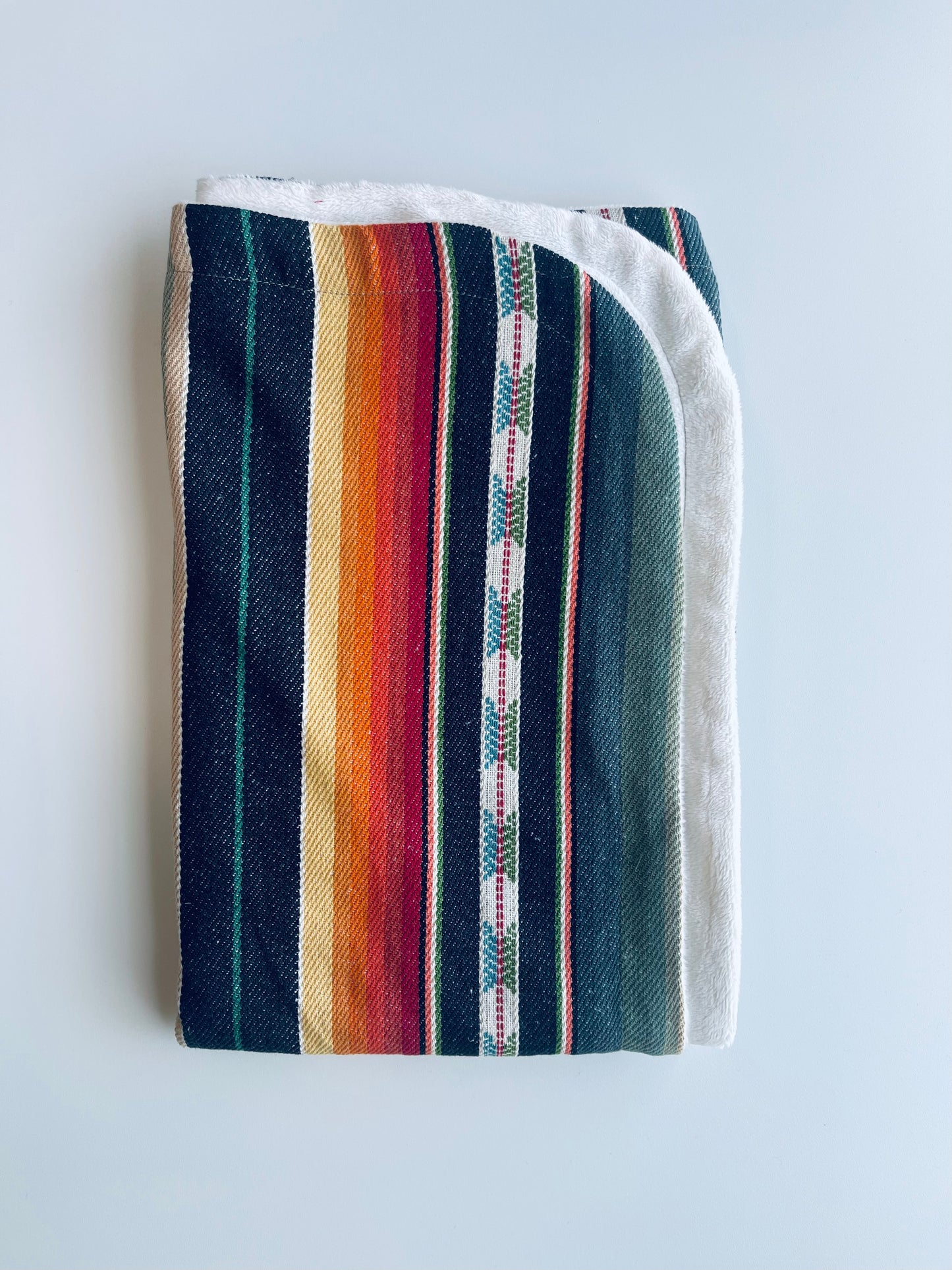 Black Serape Baby Blanket