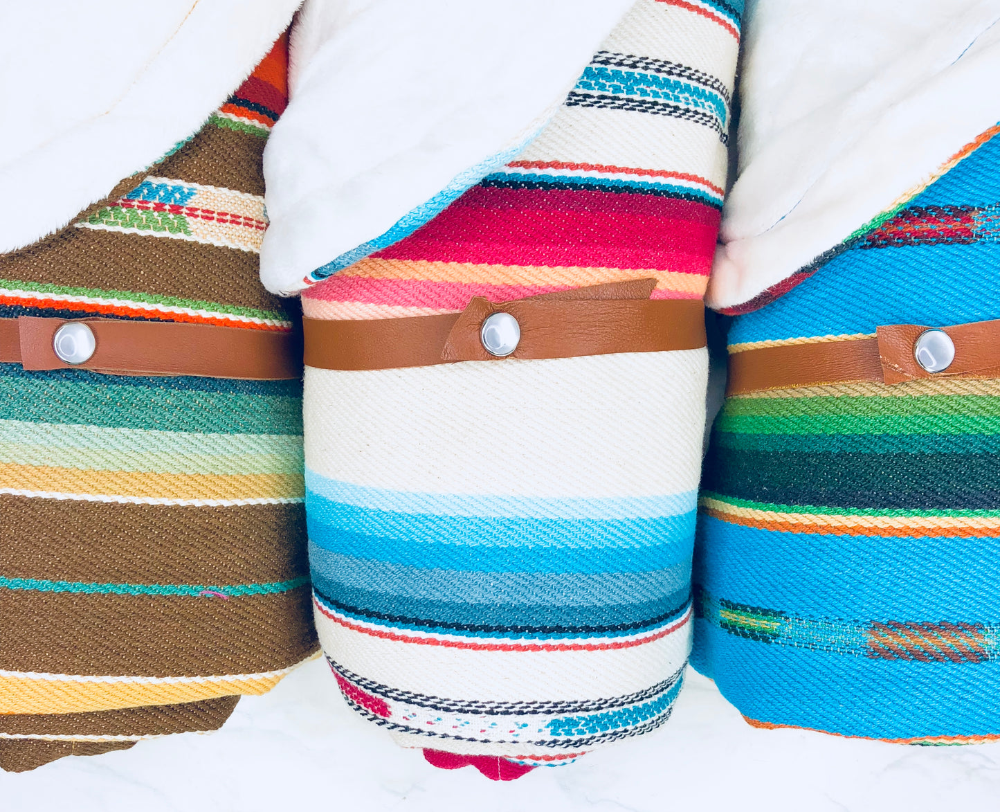 Red Serape Baby Blanket