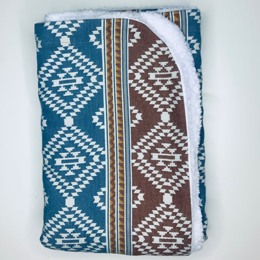 Tao Blue Blanket Flannel Baby Blanket