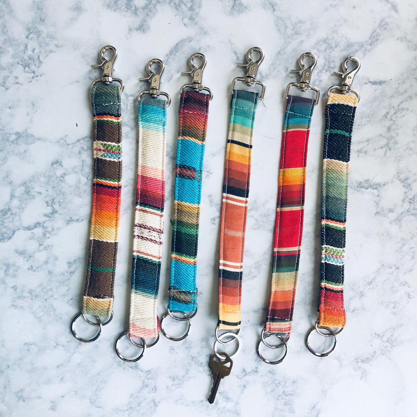Serape Key Strap Holder- Key Chain Accessories