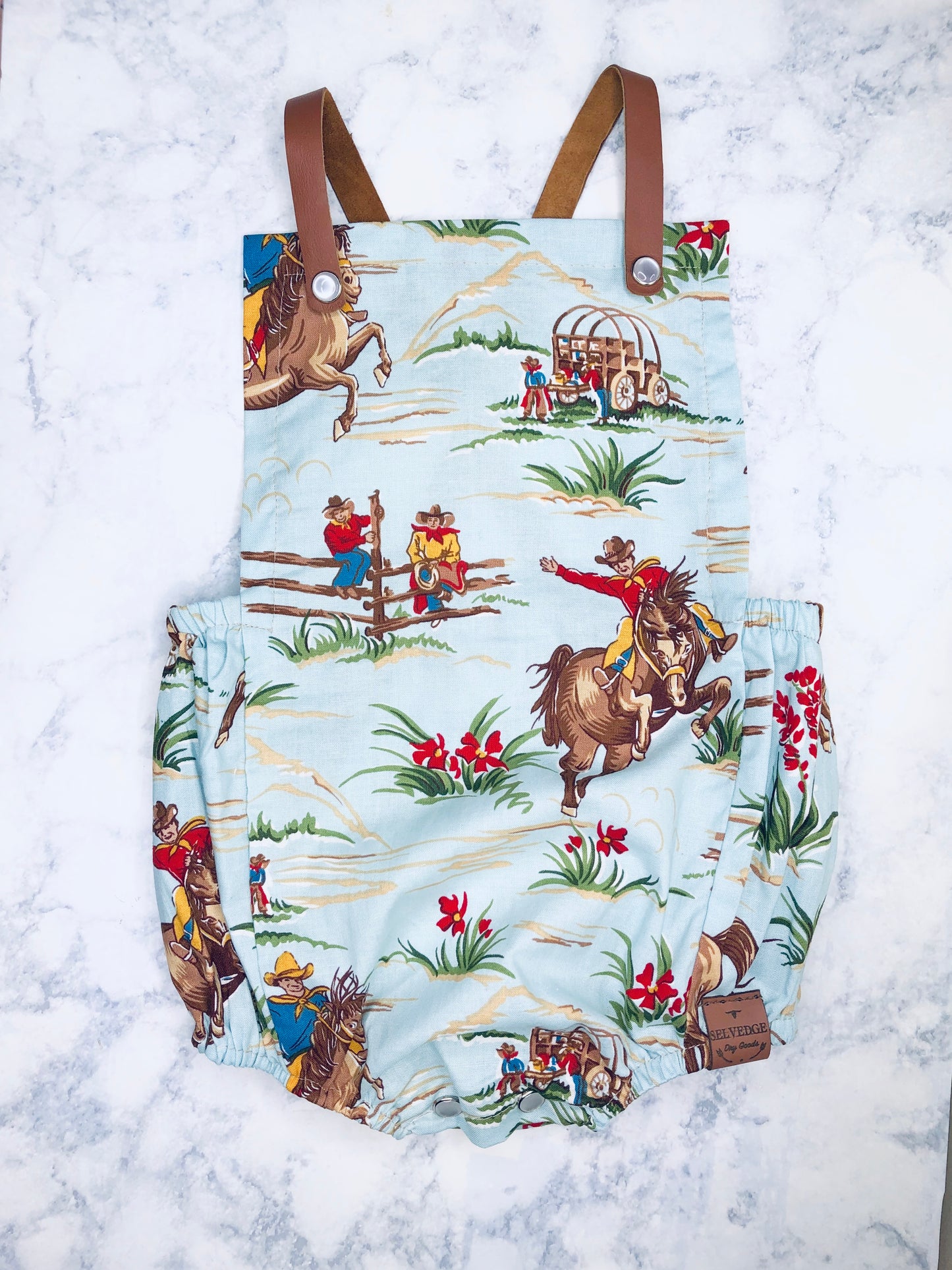 Cowboy Baby Romper