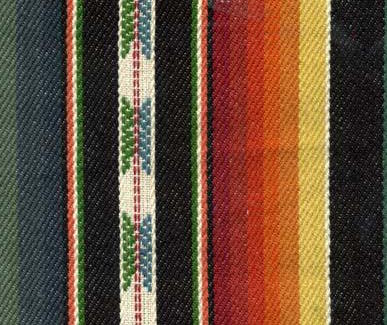 Black Serape Baby Blanket