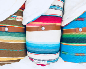 Red Serape Baby Blanket