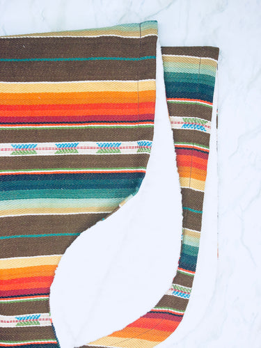 Brown Serape Baby Blanket