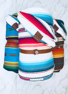 Brown Serape Baby Blanket